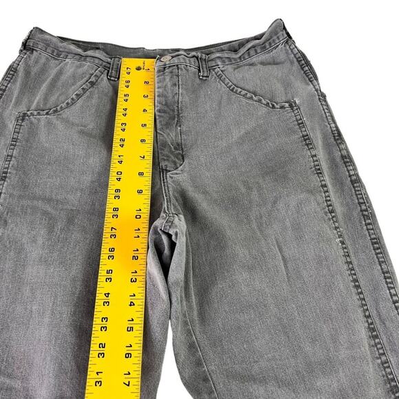 Patagonia Jeans Womens 16 Gray Denim Vintage High Rise - Picture 6 of 16